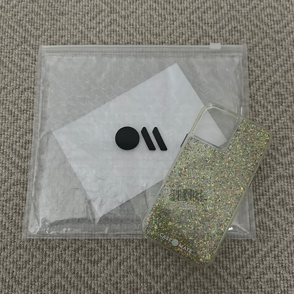 New Case Mate Sparkly Case iPhone 12 or 12 Pro - Picture 1 of 3